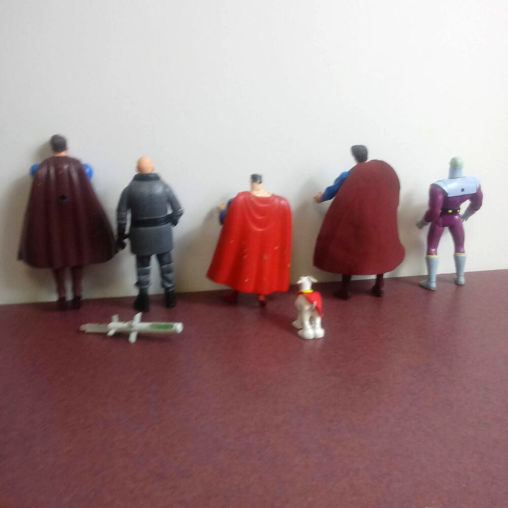 Vtg Superman Lot Lex Luther Krypto Brainiac Movie Kevin Spacey Action Figures - Picture 2 of 6